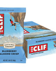 Clif Energy Bars Protein Snack 12 Pack - Blueberry Almond Crisp