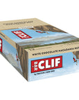 Clif Energy Bars Protein Snack 12 Pack - White Chocolate Macadamia