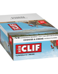 Clif Energy Bars Snack 12 Pack - Cookies and Crème