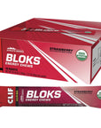 Clif Bloks Energy Chews 18 Pack - Strawberry