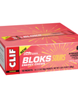 Clif Bloks Energy Chews 18 Pack - Sour Strawberry Lemonade