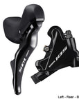 Shimano 105 ST-R7025 11 Speed Shifter With BR-R7070 Caliper Left - Rear Black Small Hand