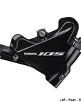 Shimano 105 ST-R7025 11 Speed Shifter With BR-R7070 Caliper Left - Rear Black Small Hand