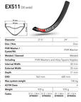 DT Swiss Rim EX511 27.5 32H 30 Wide