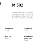 DT Swiss Rim M582 27.5 32H 40 Wide
