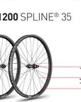 DT Swiss EXC1200 27.5 1214815110 35wd Centre Lock/6B MY20 Pair Wheel