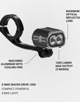Lezyne EBike Macro Drive 1000