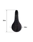 FUNN Adlib MTB Saddle CrMo Rails Vinyl Leather Cover - Black/Black