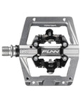 FUNN Mamba S SPD Clipless MTB Double Sided Pedal Pair - Grey