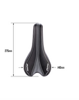 FUNN Launch II Saddle CrMo Rails Water Resistant PVC - Black