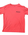 FUNN T-Shirts With Black Logo - Casual Red