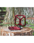 FUNN Python V2 Flat MTB Alloy Pedals - Red