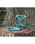 FUNN Python V2 Flat MTB Alloy Pedals - Turquoise