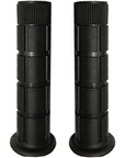 QBP MTB Oury Style Grips With Flange 130mm - Black