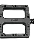 RYFE Launcher MTB Flat Pedals Nylon Fibre Composite With Sealed Bearings - Black