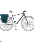 Ortlieb F7525 Velo-Shopper Single Pannier Bag - Petrol