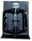 QBP Alloy MTB Platform Pedals 9/16 DU Bearing - Black