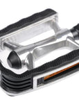 QBP Alloy Trekking Pedals 9/16 Kraton Top DU Bearing - Silver