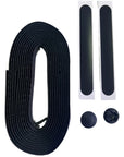 QBP Stealth PU Handlebar Tape Silicone Honeycomb Grip - Black