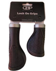 QBP Lock-On Ergonomic Bike Grips 140mm/95mm - Black