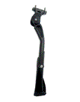 QBP Rear Chainstay Kickstand KSA 40mm 24–29 Inch Adjustable E-Bike Spec XL Foot - Black