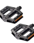 QBP Nylon Plastic Pedals 1/2 x 1/8 Ball Bearing - Black