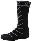 SealSkinz Super Thin Pro Mid With Hydrostop Socks - Black/Grey