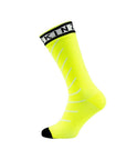 SealSkinz Super Thin Pro Mid With Hydrostop Socks - Flash Yellow