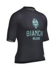 Santini Bianchi Men's Short Sleeve Classic Jersey Classic Fit - Grey
