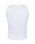 Santini Lieve Men's Sleeveless Baselayer - White