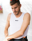 Santini Lieve Men's Sleeveless Baselayer - White