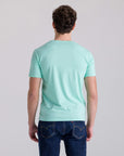 Santini Bianchi Fan Men's Short Sleeve T-Shirt - Celeste