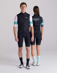 Santini Bianchi Windshell Vest - Black