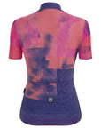Santini Forza Indoor Training Women's Short Sleeve Jersey - Orange Purple