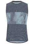 Santini Forza Indoor Train Sleeveless Tech Tee - Black/Grey
