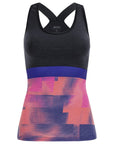 Santini Forza Women's Indoor Train Tank Top - Orange/Purple