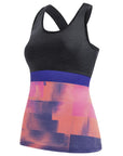 Santini Forza Women's Indoor Train Tank Top - Orange/Purple