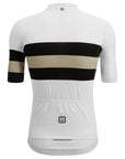 Santini Eco Sleek Bengal 3S Men's Short Sleeve Summer Jersey - White