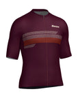 Santini SMS Horizon Classic Fit Short Sleeve Jersey - Burgundy
