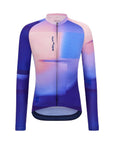 Santini SMS Luce Long Sleeve Jersey Slim Fit Jersey - Blue