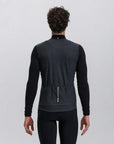 Santini Pure 4W Men's Thermal Long Sleeve Jersey - Black