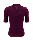 Santini Sensation Short Sleeve Summer Jersey - Burgundy