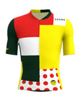 Santini TDF Combo Leaders Short Sleeve Jersey - Print