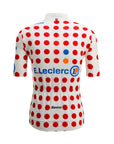 Santini SMS Tour de France Polka Dot Short Sleeve Jersey - White/Red