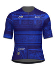 Santini TDF Arc De Triomphe Stage Short Sleeve Jersey - Blue