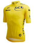 Santini Tour De France Men's Short Sleeve Leaders Jersey - Yellow
