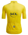 Santini Tour De France Men's Short Sleeve Leaders Jersey - Yellow