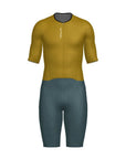 Santini SMS Leaf 26 Men’s Short Sleeve Trisuit - Ochre