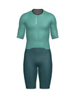 Santini SMS Leaf 26 Women’s Short Sleeve Trisuit - Aqua