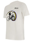 Santini UCI Official Time Trial Short Sleeve T-Shirt - White